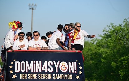 Galatasaray kafilesi RAMS Park'a böyle gitti